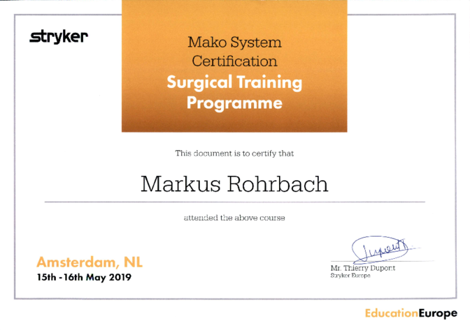 Diplom Dr. Markus Rohrbach